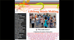 Desktop Screenshot of lifelongmusicmaking.org