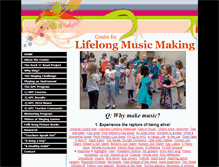 Tablet Screenshot of lifelongmusicmaking.org